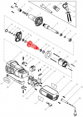 Якорь для прямошлифовальной машины DWT GS06-27 LV 