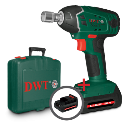 Акумуляторний ударний гайковерт DWT ABW-18 SLi-2 BMC 