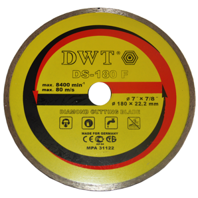 Алмазный диск по камню DWT TDS-180 F 