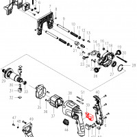 Кнопка пуску для крайкофрезерні машини DWT KF04-30