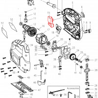 Кнопка пуску для електролобзика DWT STS 05-55 DV