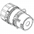 Редуктор (в сборе) для аккумуляторного шуруповерта DWT ABS-10.8 Bli/Cli / ABS-14.4 Bli - Редуктор (в сборе) для аккумуляторного шуруповерта DWT ABS-10.8 Bli/Cli / ABS-14.4 Bli
