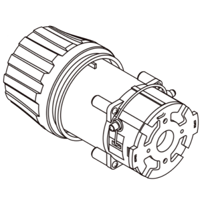Редуктор (в сборе) для аккумуляторного шуруповерта DWT ABS-16,8/18 T 
